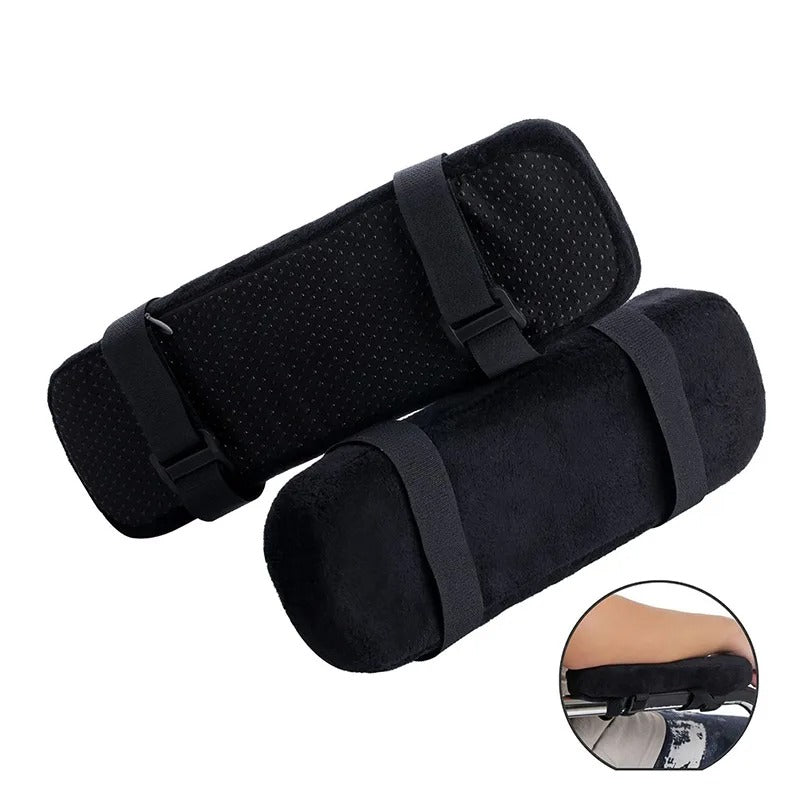 Ergonomiskt armstöd för kontorsstol - memory foam för avlastning