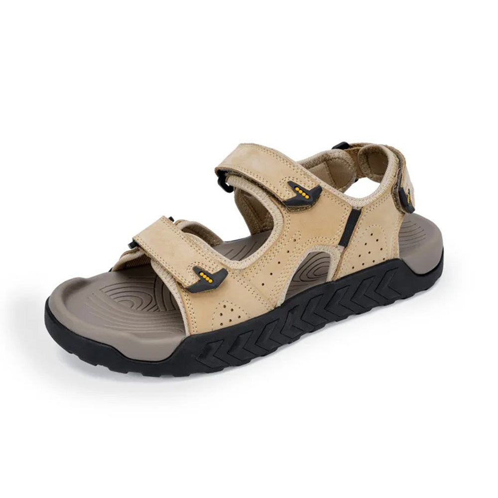 Sandaler med bred passform och hålfotsstöd Khaki