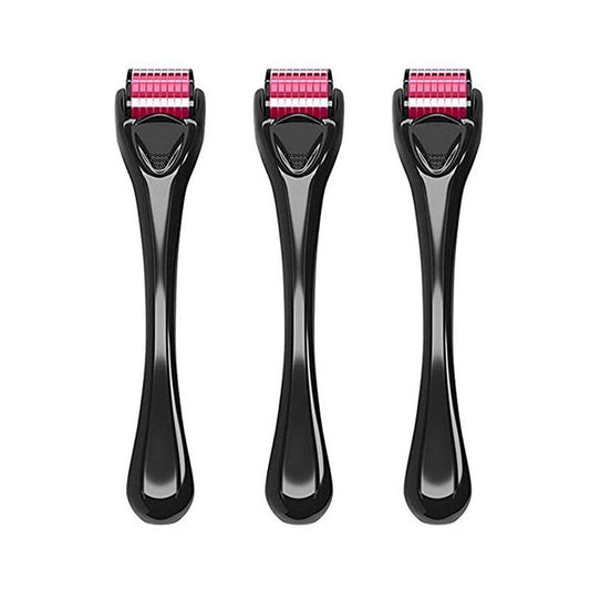 Dermaroller paket för hudvård 0.25, 0.5 och 1.0 mm