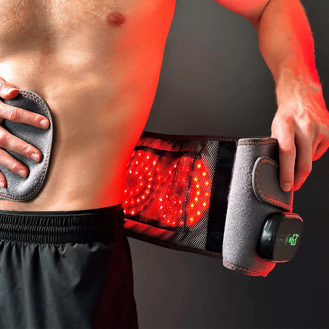 Rödljusterapi Ergobelt - värmebälte med vibration