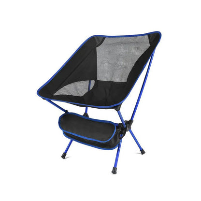 ErgoChair - hopfällbar stol för strand, camping & fritid Blå