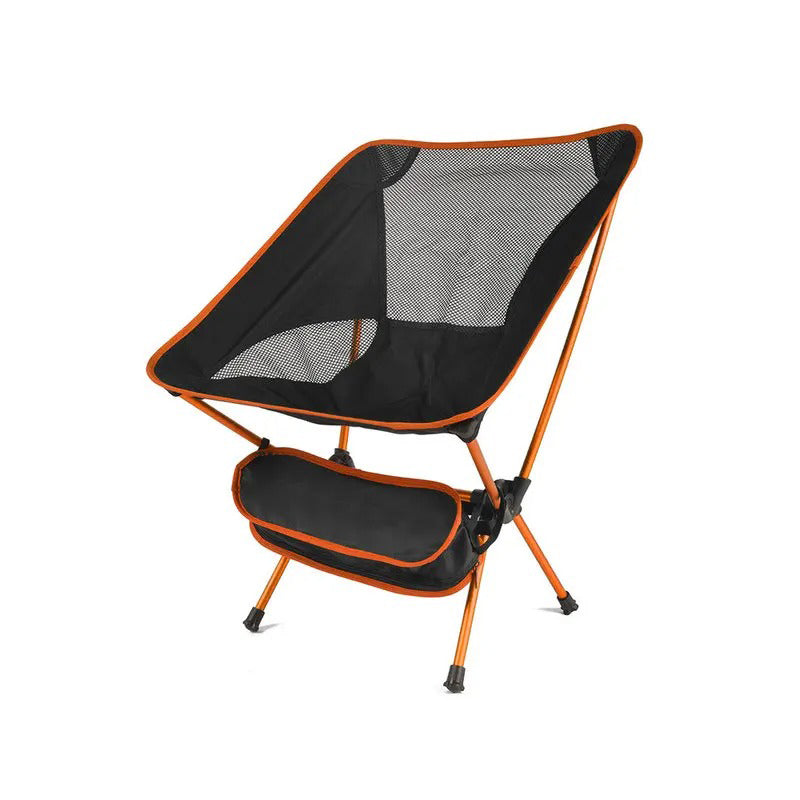 ErgoChair - hopfällbar stol för strand, camping & fritid Orange
