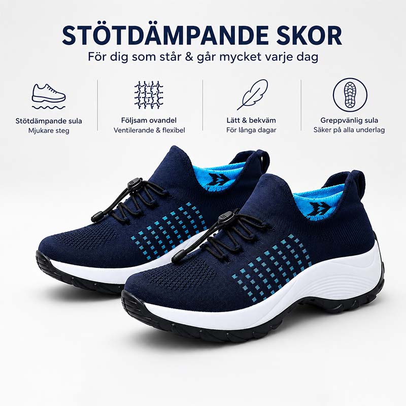 ErgoShoe - stötdämpande skor för promenader och arbete