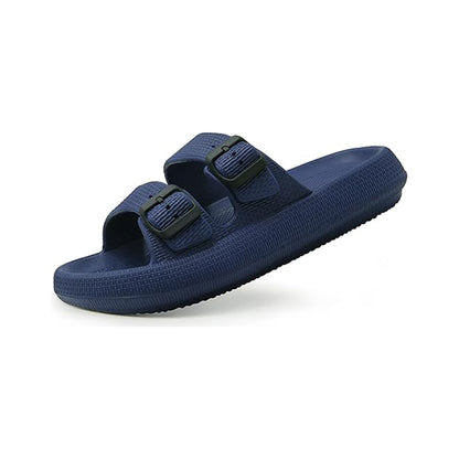 Ergonomiska tofflor med spännen