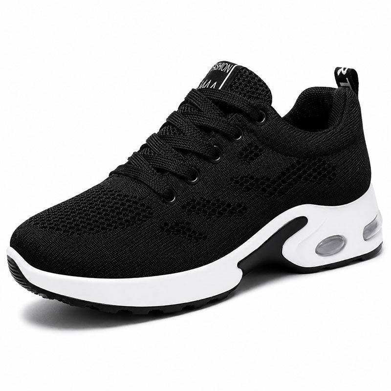 Ergonomiska sneakers med flexibel sula Svart