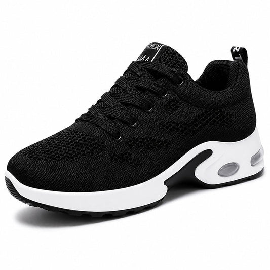 Ergonomiska sneakers med flexibel sula Svart