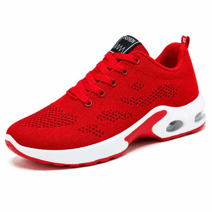 Ergonomiska sneakers med flexibel sula Röd