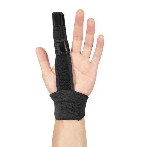 Fingerskena med aluminiumstöd - stöd för finger och handled