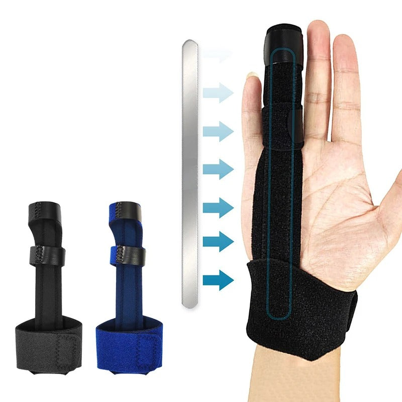 Fingerskena med aluminiumstöd - stöd för finger och handled