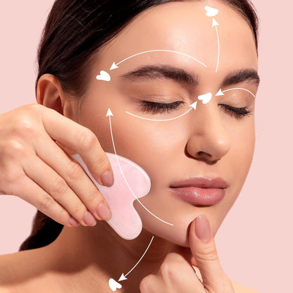 Gua Sha skrapa för ansiktsmassage