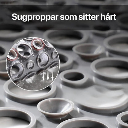 Halkfri badkarsmatta med sugkoppar
