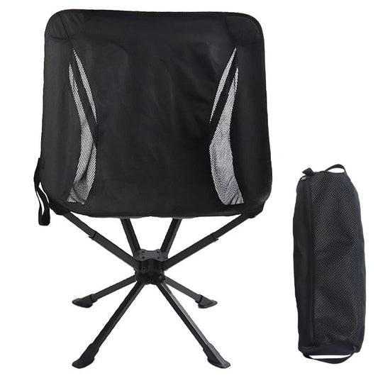 Hopfällbar campingstol - kompakt och ergonomisk