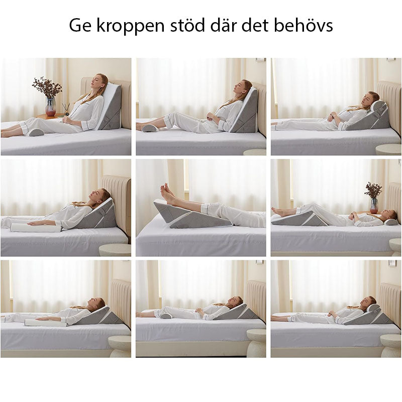 Kilkudde justerbar - stöd för rygg, sömn & rehab