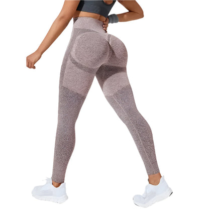 Högmidjade träningsleggings S Rosa