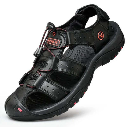 Sandaler för promenad och vandring Svart