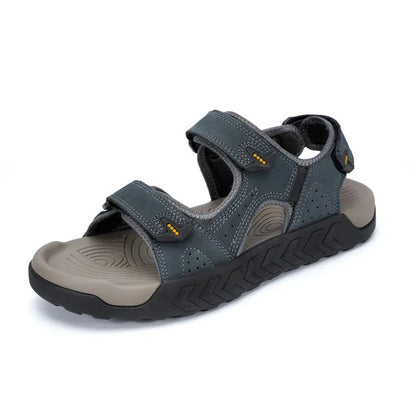 Sandaler med bred passform och hålfotsstöd Blå