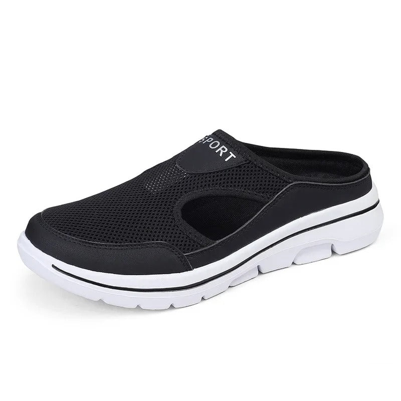 Sandaler med stötdämpning Svart