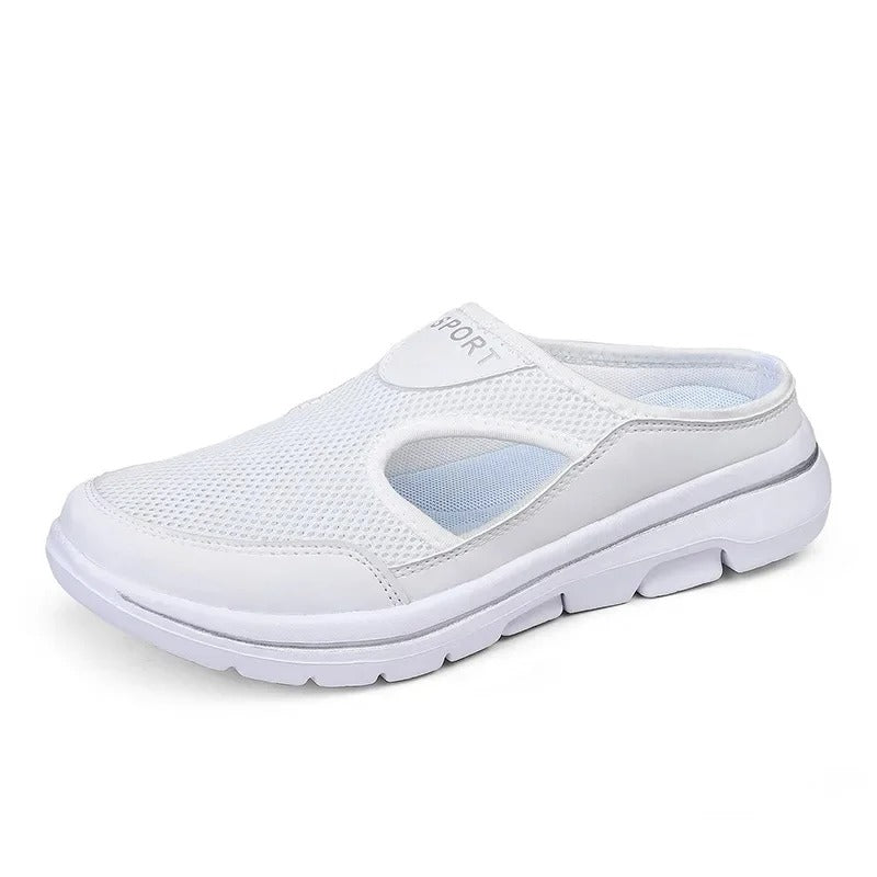 Sandaler med stötdämpning Vit