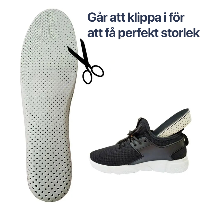 Skoinlägg för att bli längre upp till 4 cm