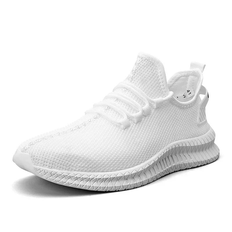 Sneakers med dämpande sula och luftig ovandel Vit