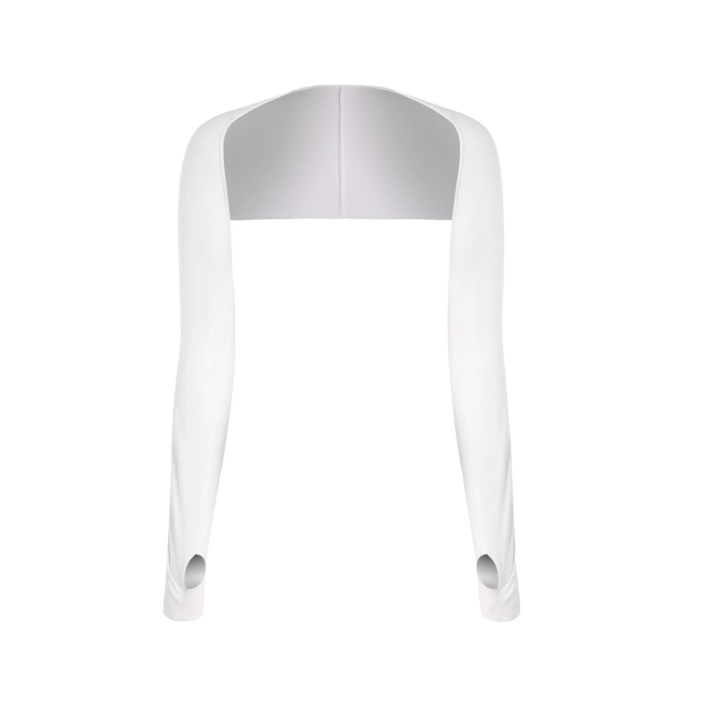 UV-ärmar med axelskydd - UPF 30+ & kylande material Vit
