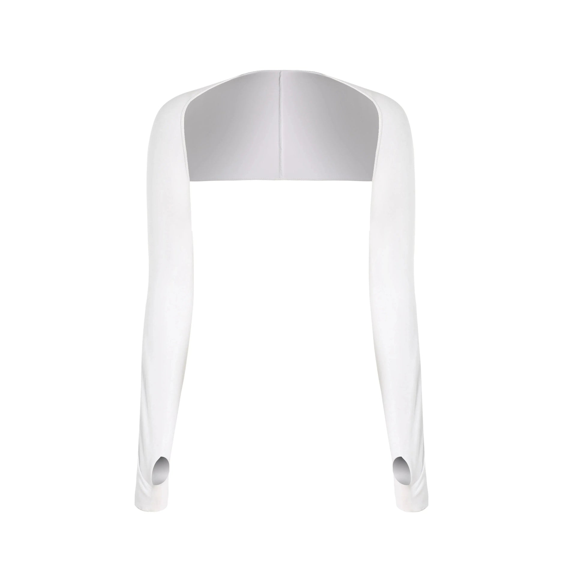 UV-ärmar med axelskydd - UPF 30+ & kylande material Vit